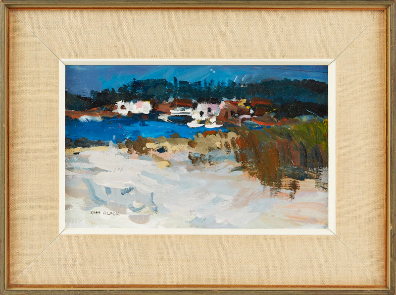 Sam Black, Tofino, B.C., oil on board - view 2