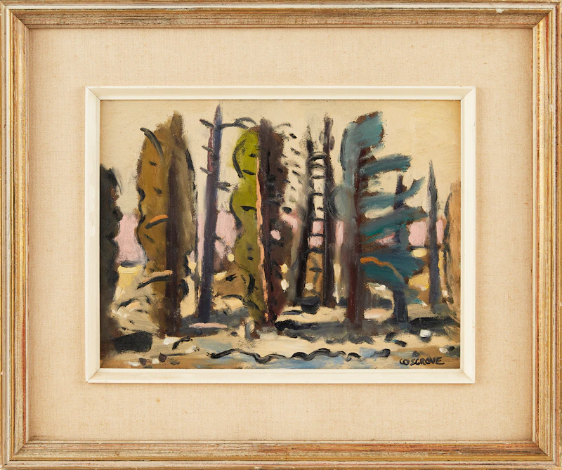 Stanley Morel Cosgrove, La valse de l’été, oil on board - view 2