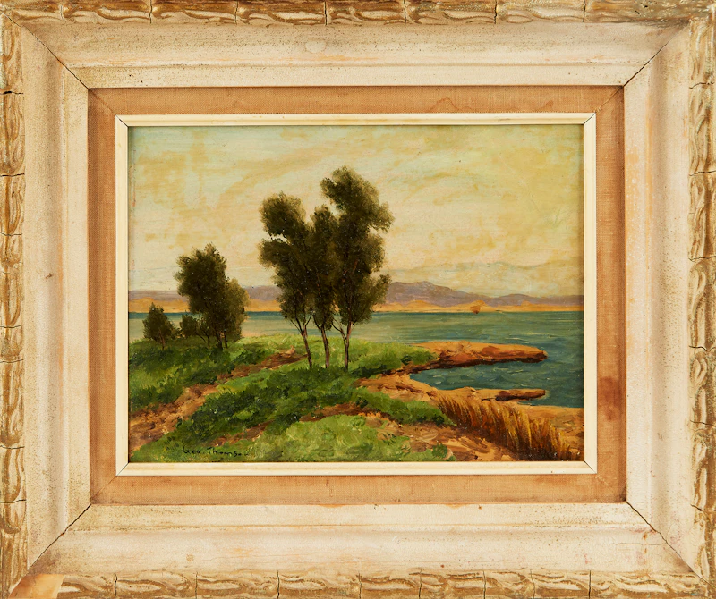 George Thomson, Landscape, oil on board - view 2