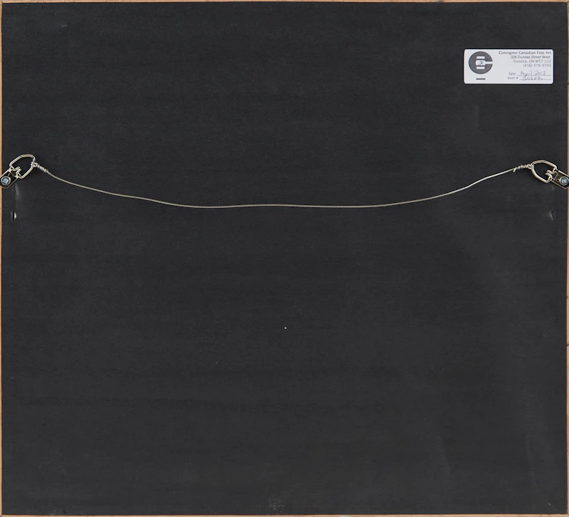 Alexander Young Jackson, Cacouna Village with Melting Snow, photolithograph - view 3