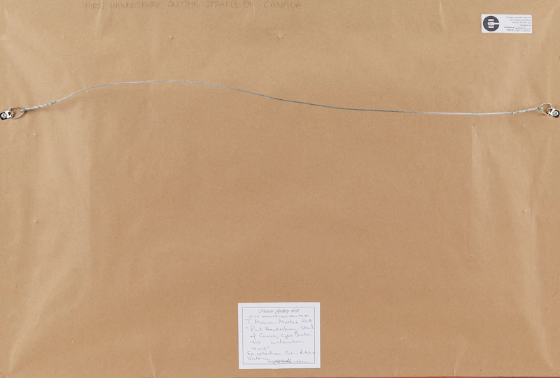 Thomas Mower Martin, Port Hawkesbury, Strait of Canso, Cape Breton, watercolour, 1910 - view 3