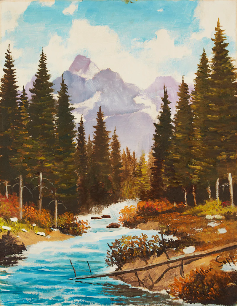 Allen Sapp, River Landscape