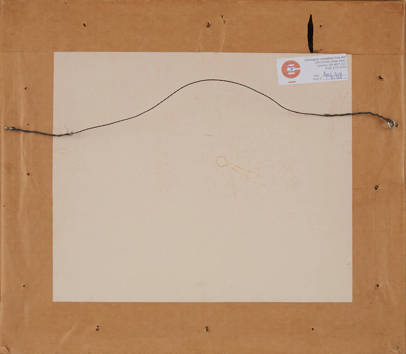 Ernest Caven Atkins, Along the Sawback Range, woodblock, 1932 - view 3