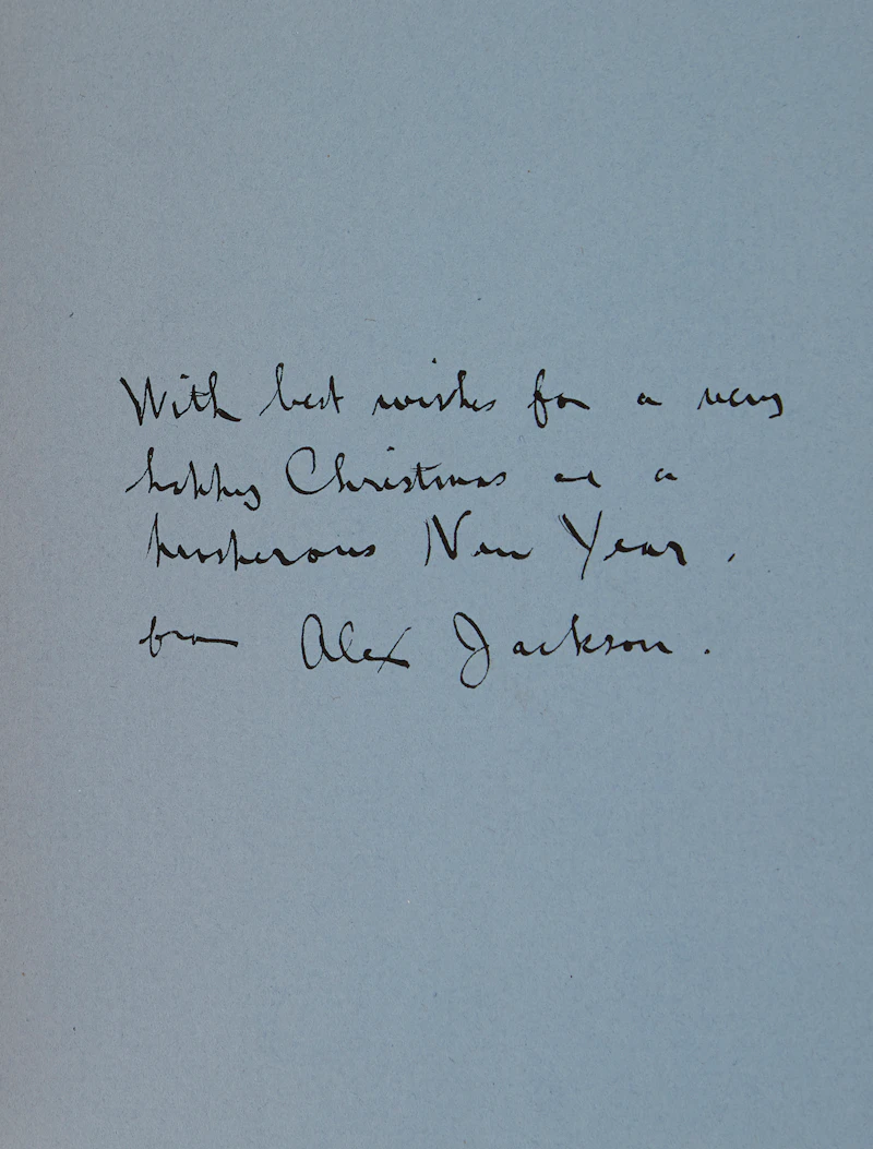 Alexander Young Jackson, The Seasons Greetings, colour serigraph - view 3