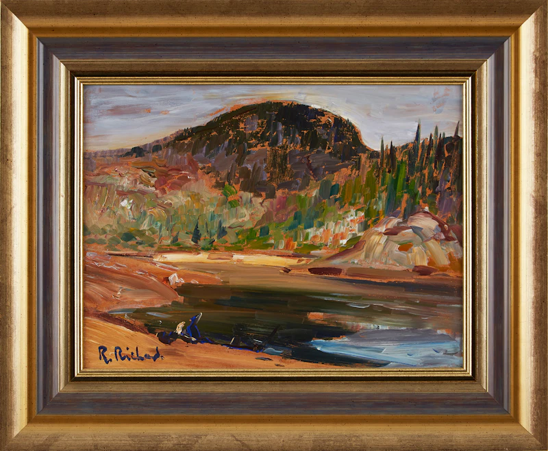 René Richard, St. Siméon, oil on masonite - view 2
