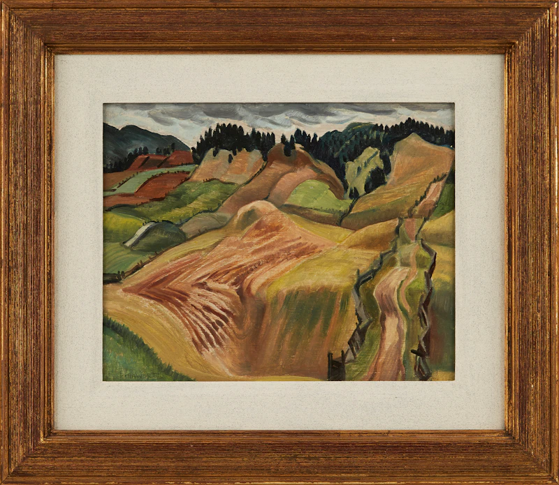 Peter Haworth, Murray Valley, PQ, oil on board - view 2