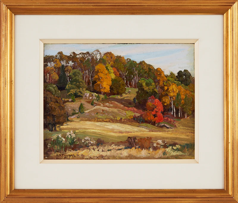 Herbert Sidney Palmer, Autumn Hillside, oil on canvas - view 2