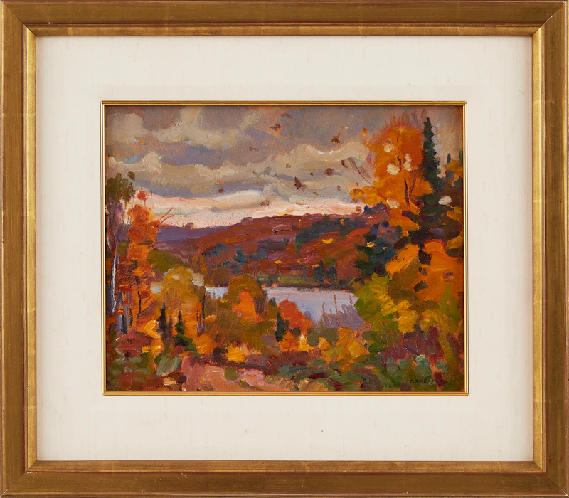 Peter Clapham Sheppard, Lake of Bays, oil on board - view 2