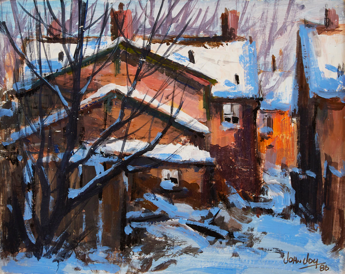 John Joy, Sackville, acrylic on board, 1986