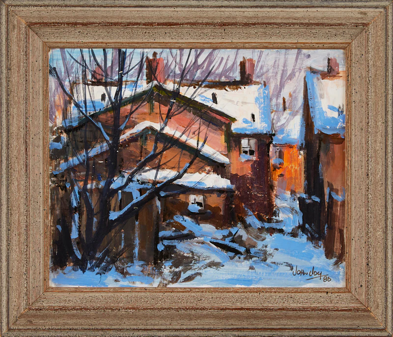 John Joy, Sackville, acrylic on board, 1986 - view 2