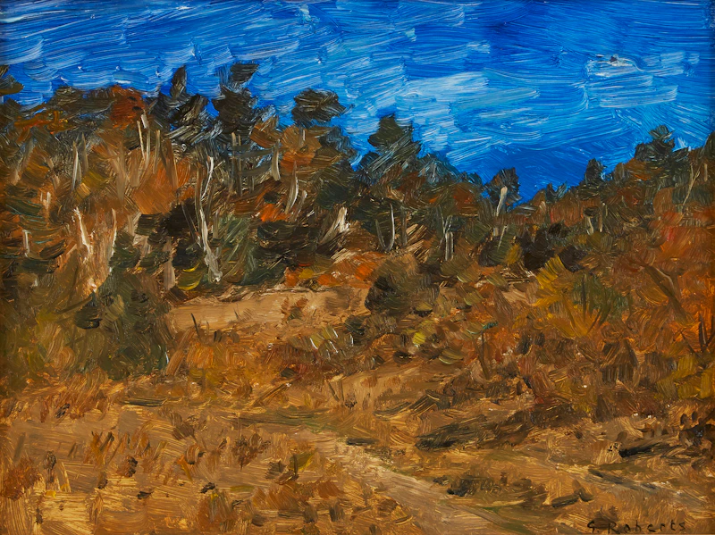 William Goodridge Roberts, Autumn, Calumet, oil on board, circa 1960 - view 1