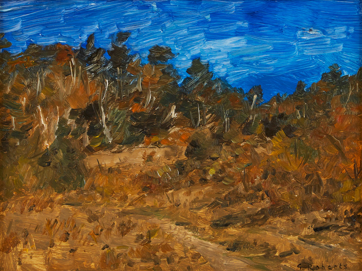 William Goodridge Roberts, Autumn, Calumet, oil on board, circa 1960