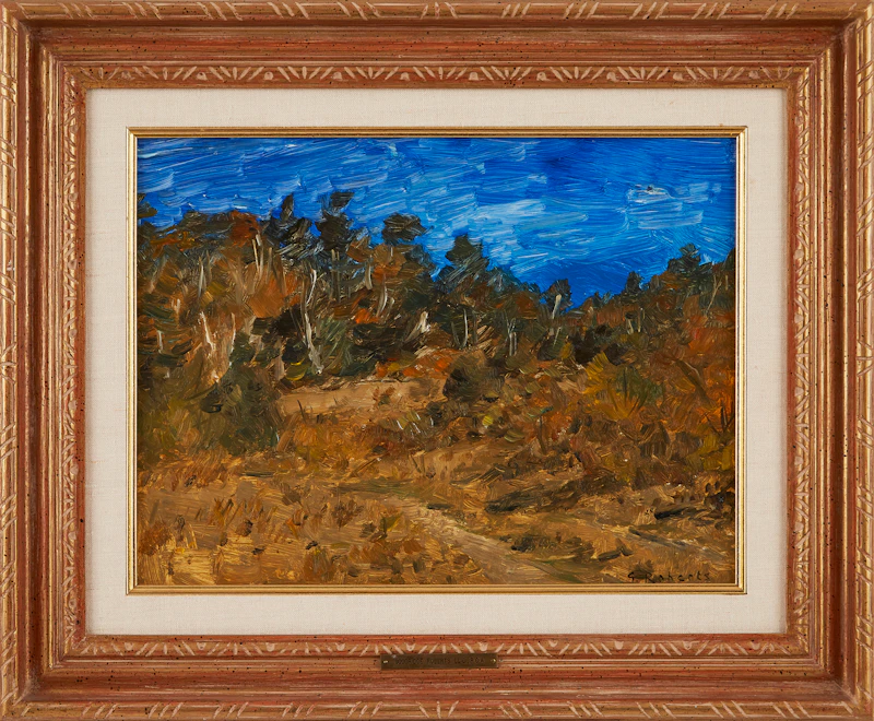 William Goodridge Roberts, Autumn, Calumet, oil on board, circa 1960 - view 2