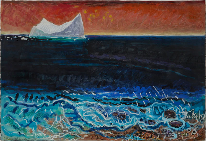 Anne Meredith Barry, Coastline with Iceberg