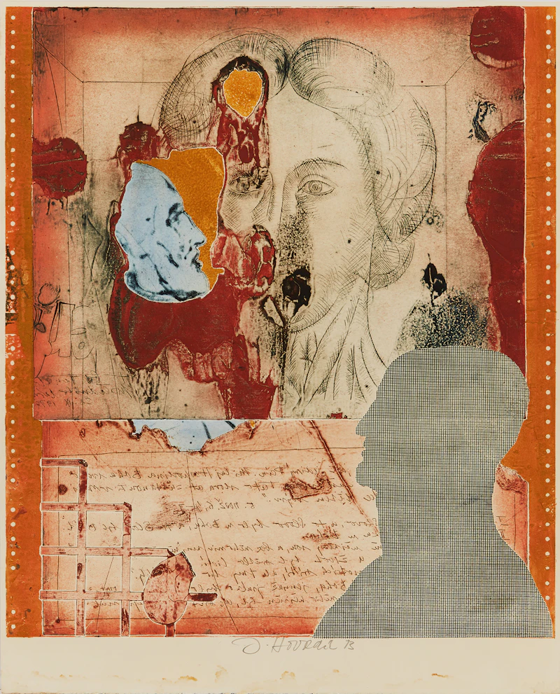 Jaroslav Hovadik, Untitled, colour etching, 1973 - view 3