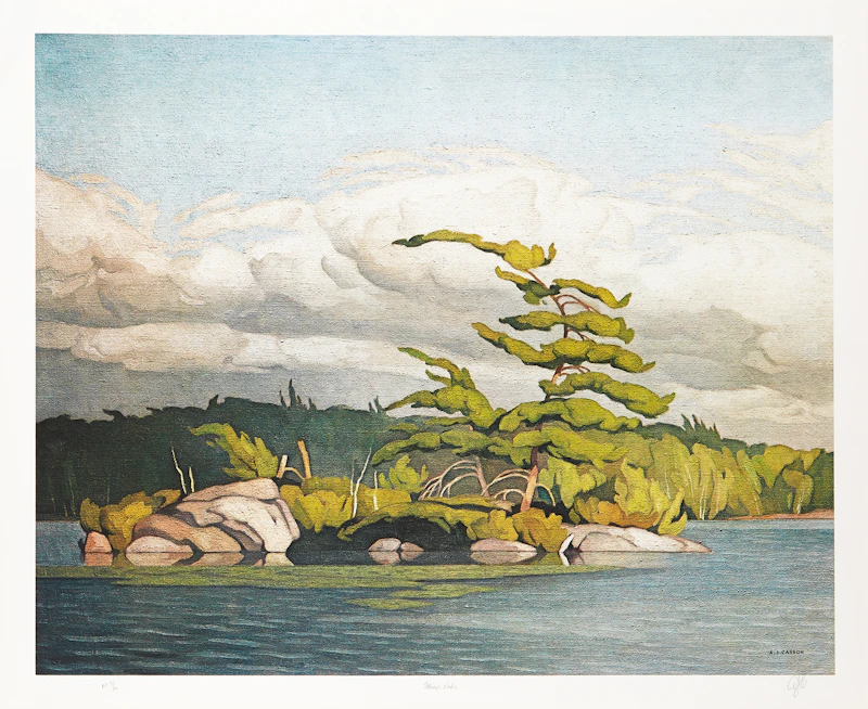 Alfred Joseph Casson, Moose Lake; The Village Store; Algonquin Park, three colour serigraphs - view 2