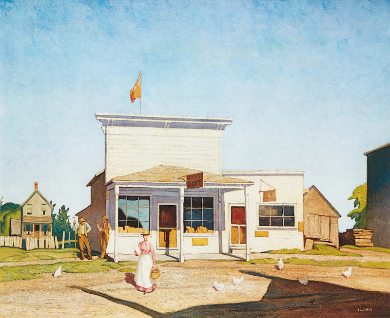 Alfred Joseph Casson, Moose Lake; The Village Store; Algonquin Park, three colour serigraphs - view 3