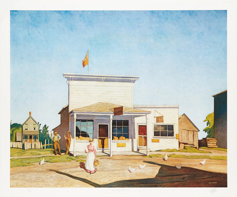 Alfred Joseph Casson, Moose Lake; The Village Store; Algonquin Park, three colour serigraphs - view 4