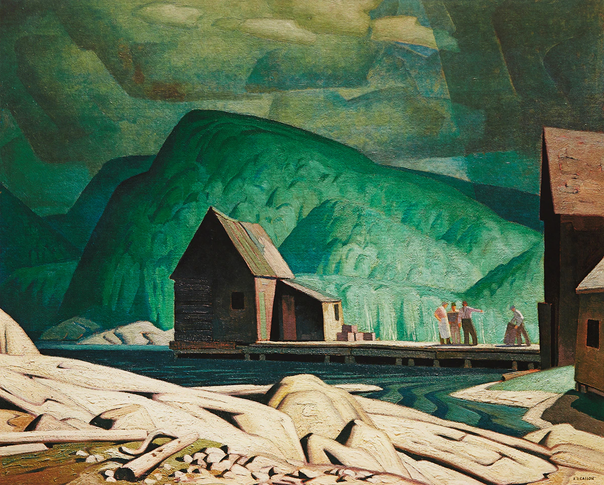 Alfred Joseph Casson, In the Islands, Georgian Bay; Sunshine After Rain; Farm House; Autumn on the York River, four colour serigraphs