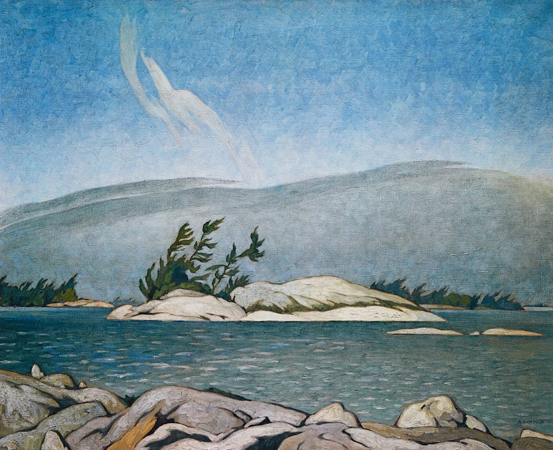 Alfred Joseph Casson, In the Islands, Georgian Bay; Sunshine After Rain; Farm House; Autumn on the York River, four colour serigraphs - view 3