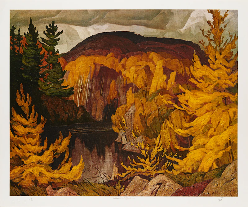 Alfred Joseph Casson, In the Islands, Georgian Bay; Sunshine After Rain; Farm House; Autumn on the York River, four colour serigraphs - view 8