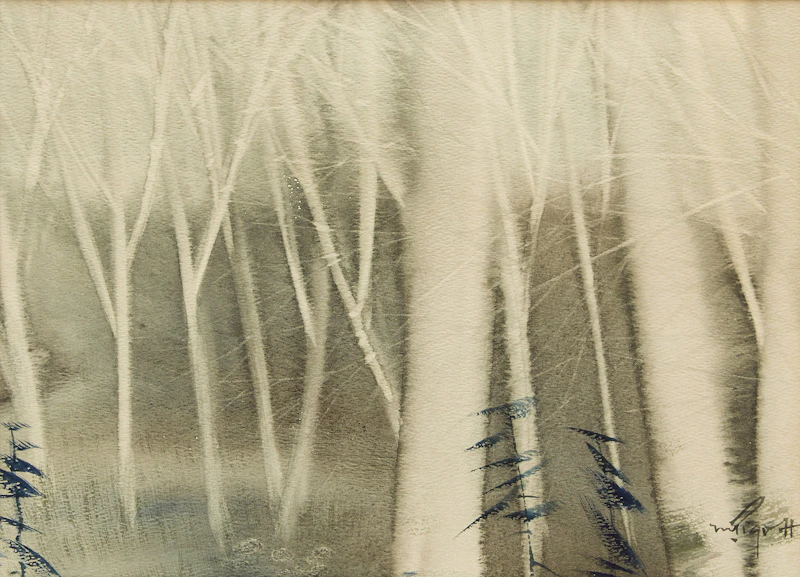 Marjorie Pigott, Forest Scene; Forest Interior