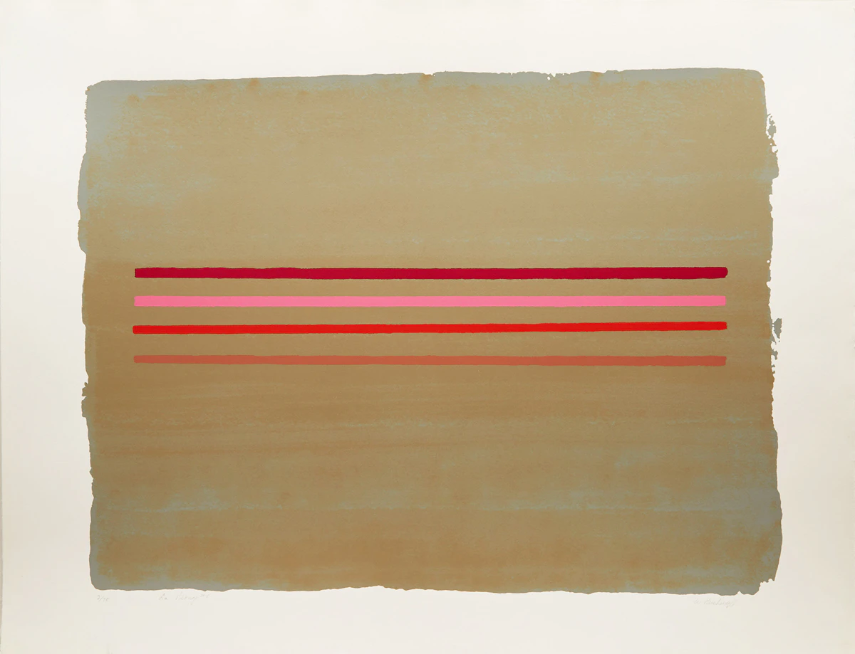 William Perehudoff, La Plonge #11, colour lithograph