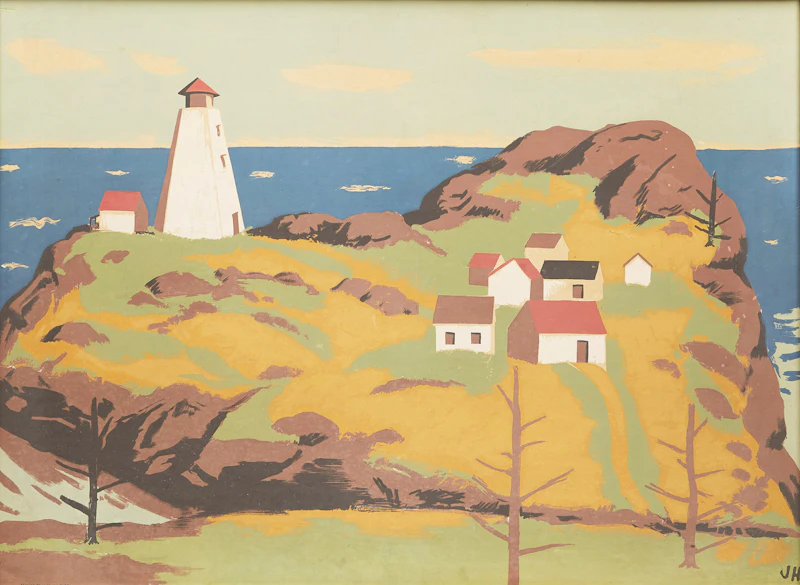 Jack Weldon Humphrey, Swallow Tail, Grand Manan, sampson-matthews silkscreen - view 2