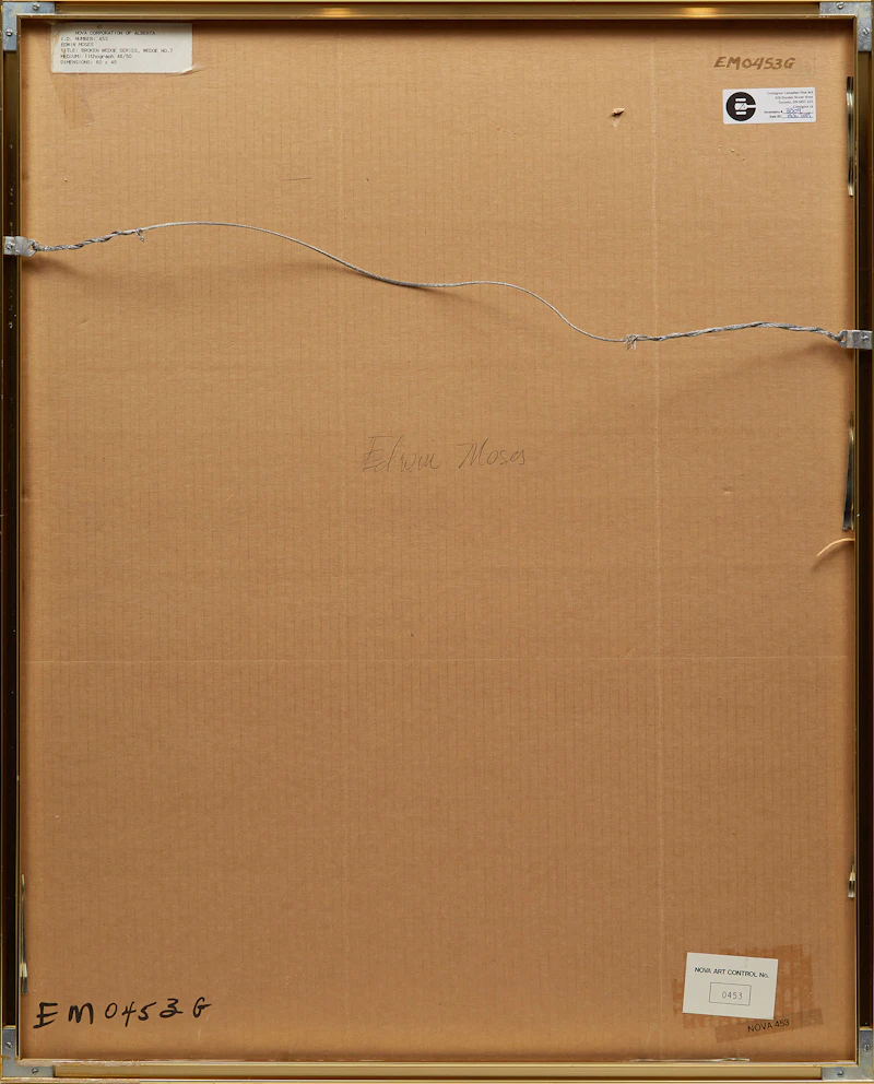 Edwin Moses, Broken Wedges Series; Wedge No. 7, colour lithograph on paper - view 3