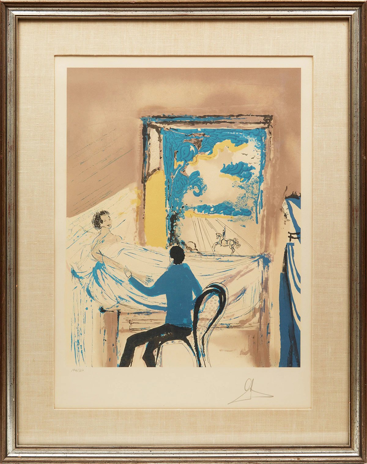Salvador Dalí, The Doctor, colour lithograph