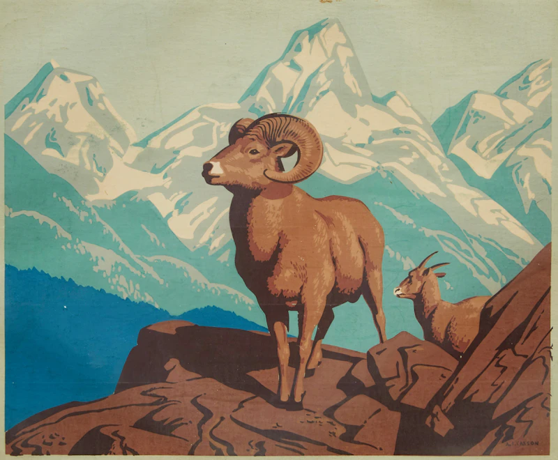 Alfred Joseph Casson, Bighorn Sheep
