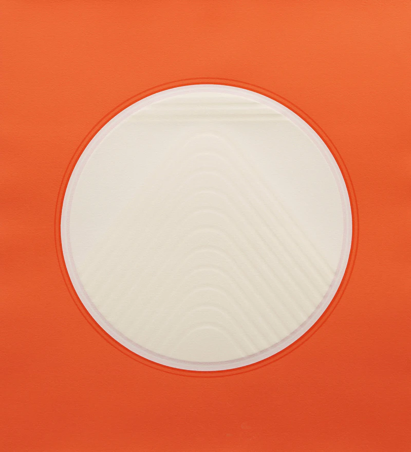 Tony Tascona, White Sphere, colour serigraph - view 2