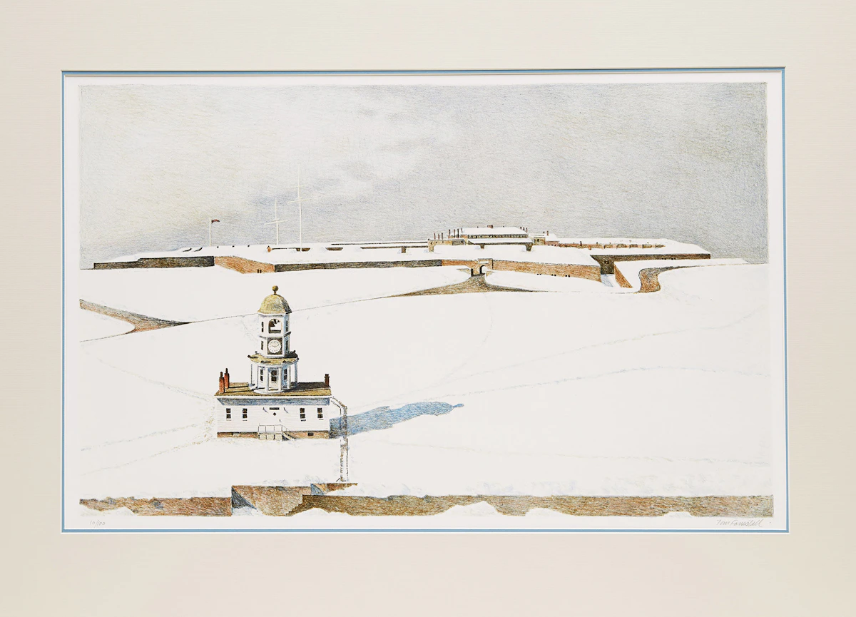 Thomas de Vany Forrestall, Halifax Citadel, colour lithograph