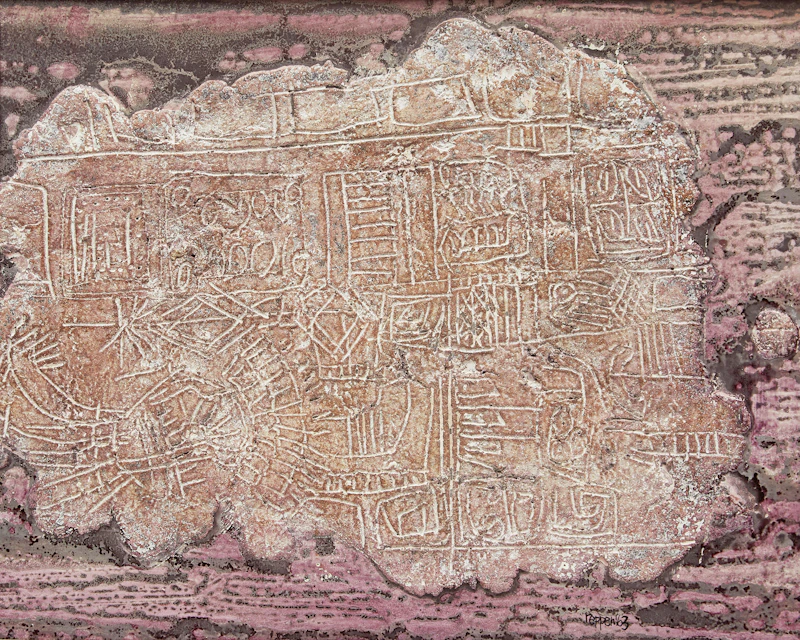 Jack Reppen, Untitled, mixed media on paper, 1963 - view 2