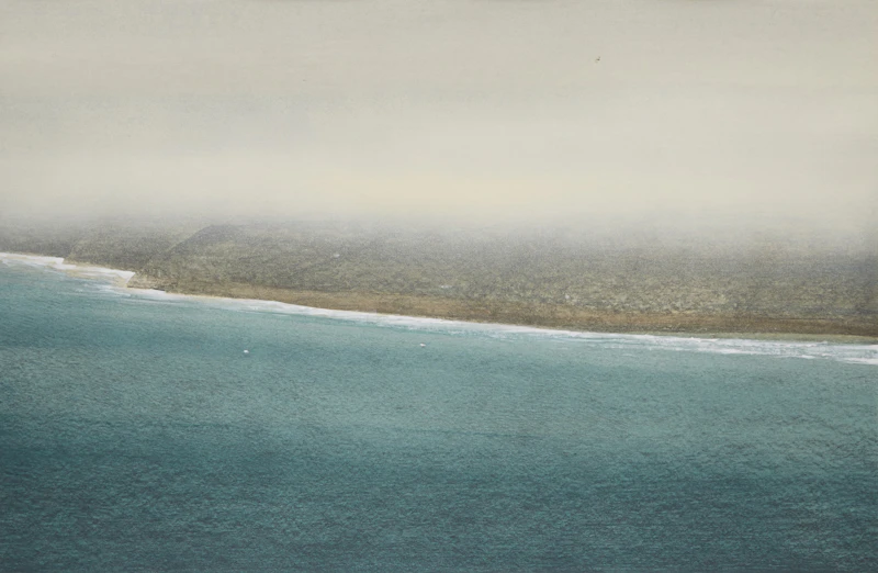 Ronald William Bolt, Flight Into Holman (High North Five), mixed media on paper, 1979 - view 2