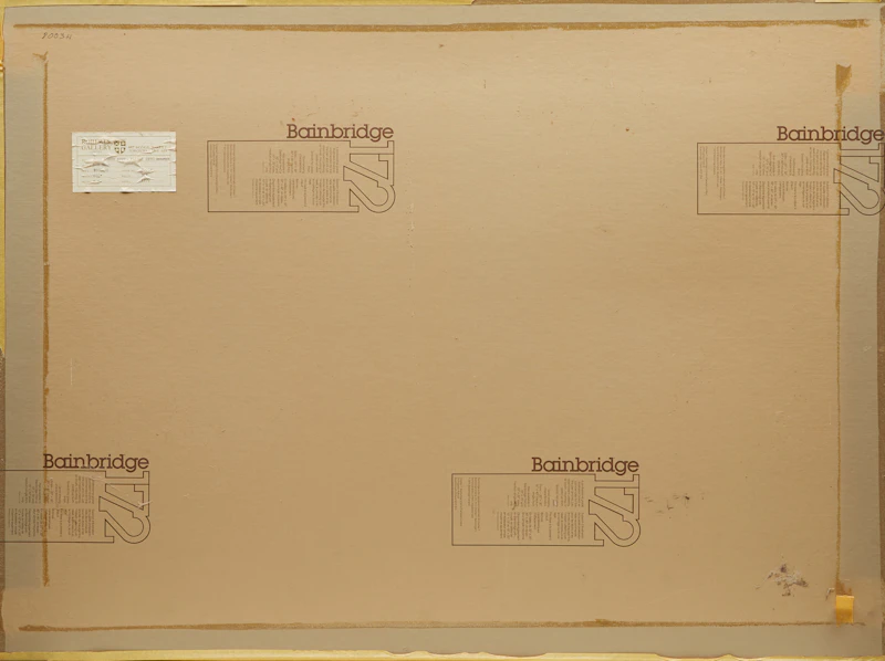 Ronald William Bolt, Flight Into Holman (High North Five), mixed media on paper, 1979 - view 3