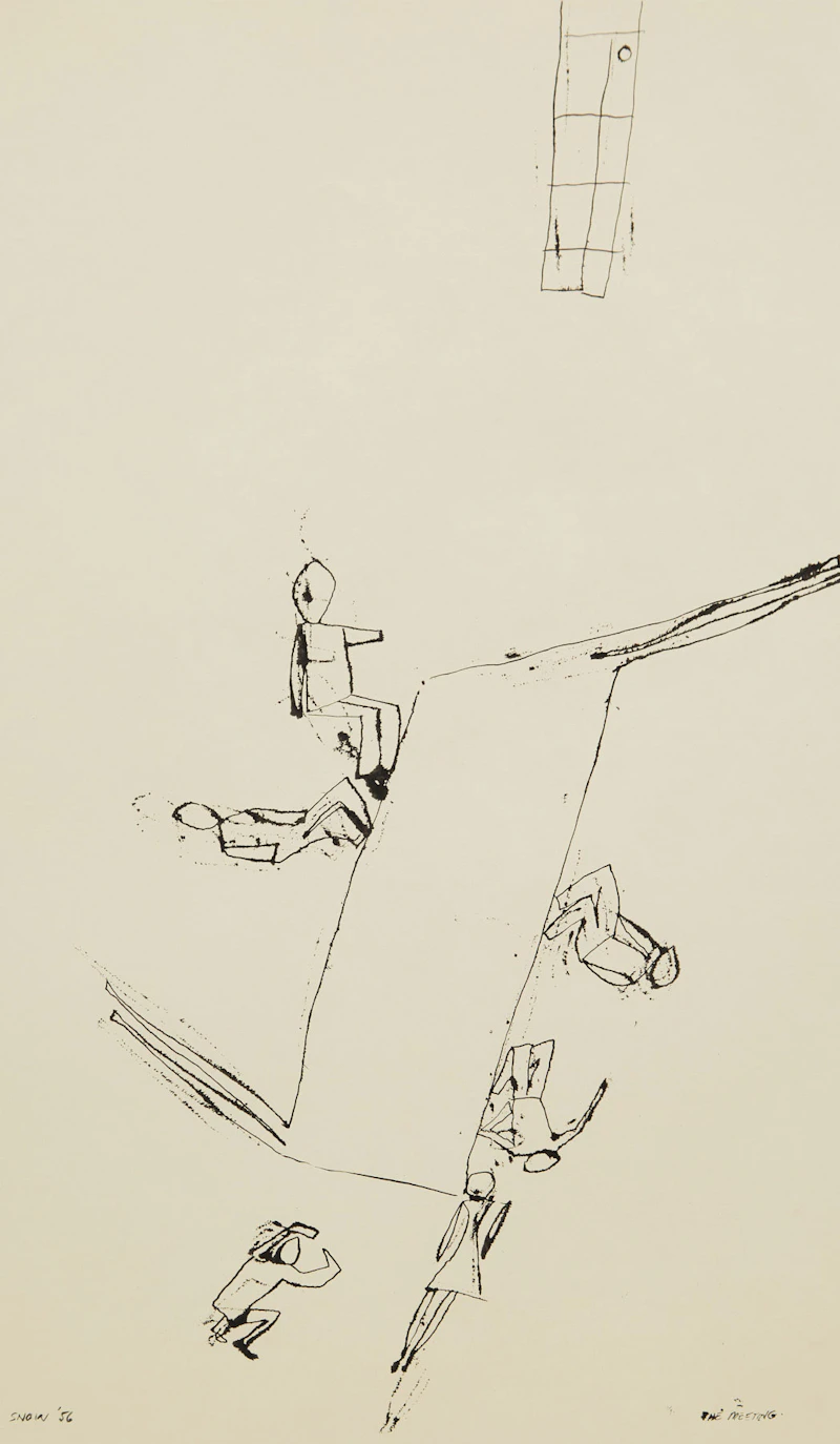 Michael James Aleck Snow, The Meeting, serigraph, 1972 - view 2