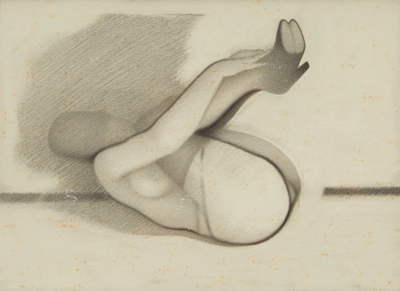 Bernard Rene Joseph Mulaire, Untitled, pencil drawing - view 2
