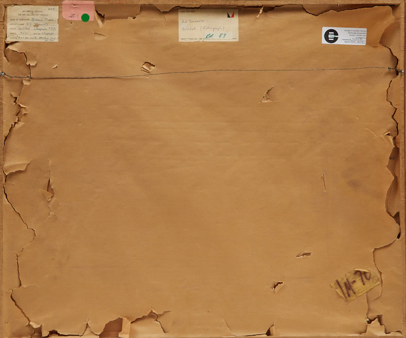 Joan-Josep Tharrats Vidal, Untitled, colour lithograph, 1961 - view 2