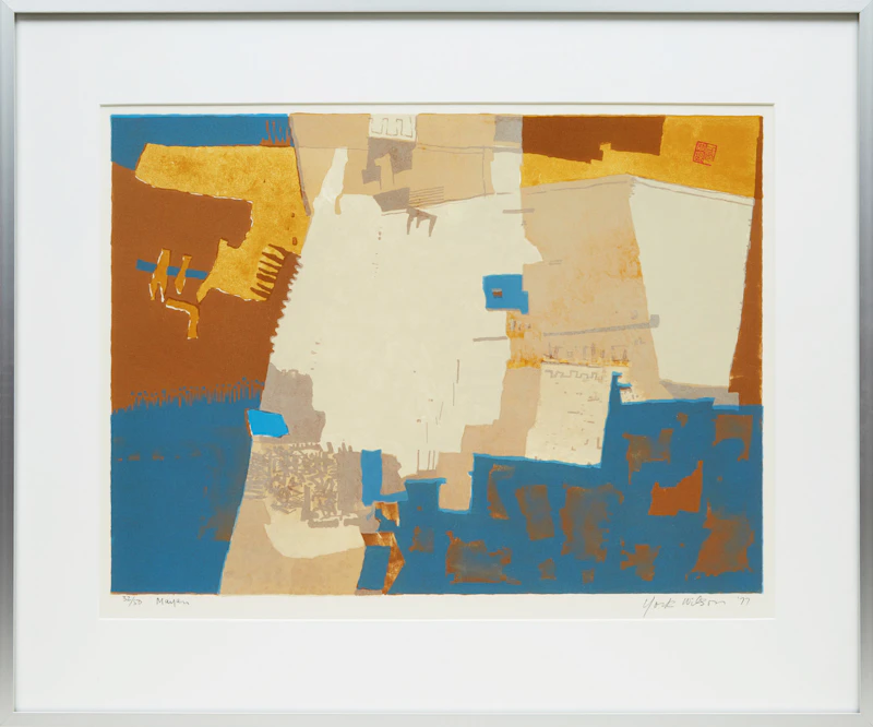Ronald York Wilson, Mayan, colour serigraph, 1977 - view 2
