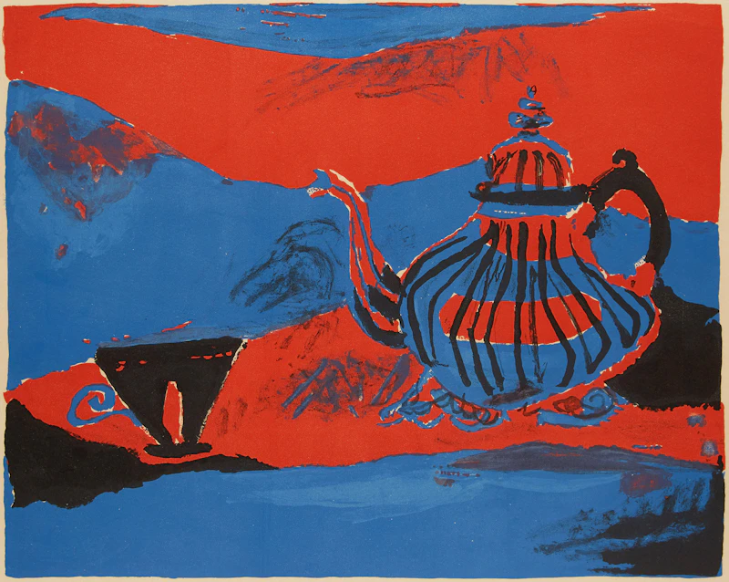 Hayden, Tea Time, colour lithograph, 1968 - view 2