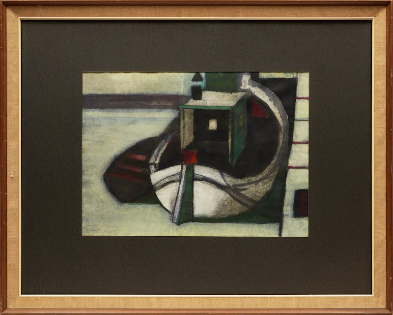 Docked Boat by M Pejakovic