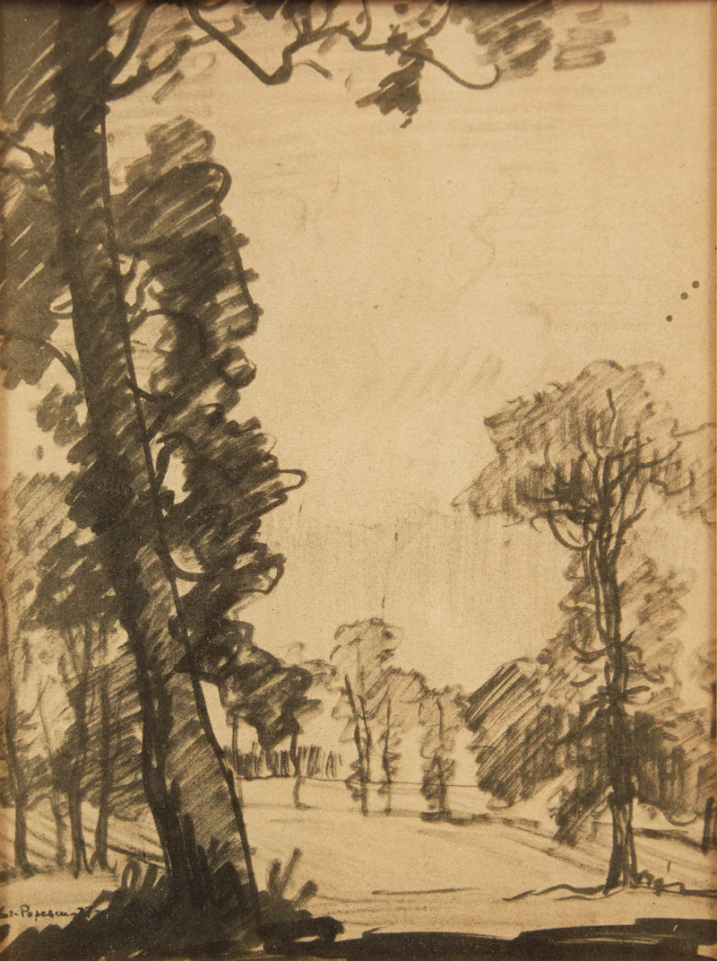 Unknown 20th Century Artist, Pair of Works: Whistler’s House at Old Chelsea; Landscape, pair of photolithographic reproductions - view 5