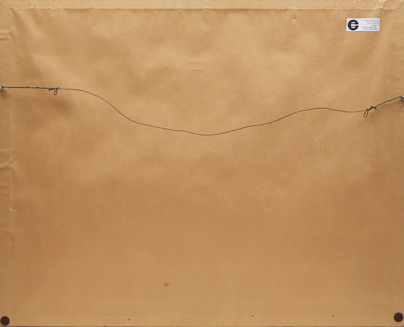 Théo Tobiasse, La foule crie, les passants les regardent, gouache on paper - view 3