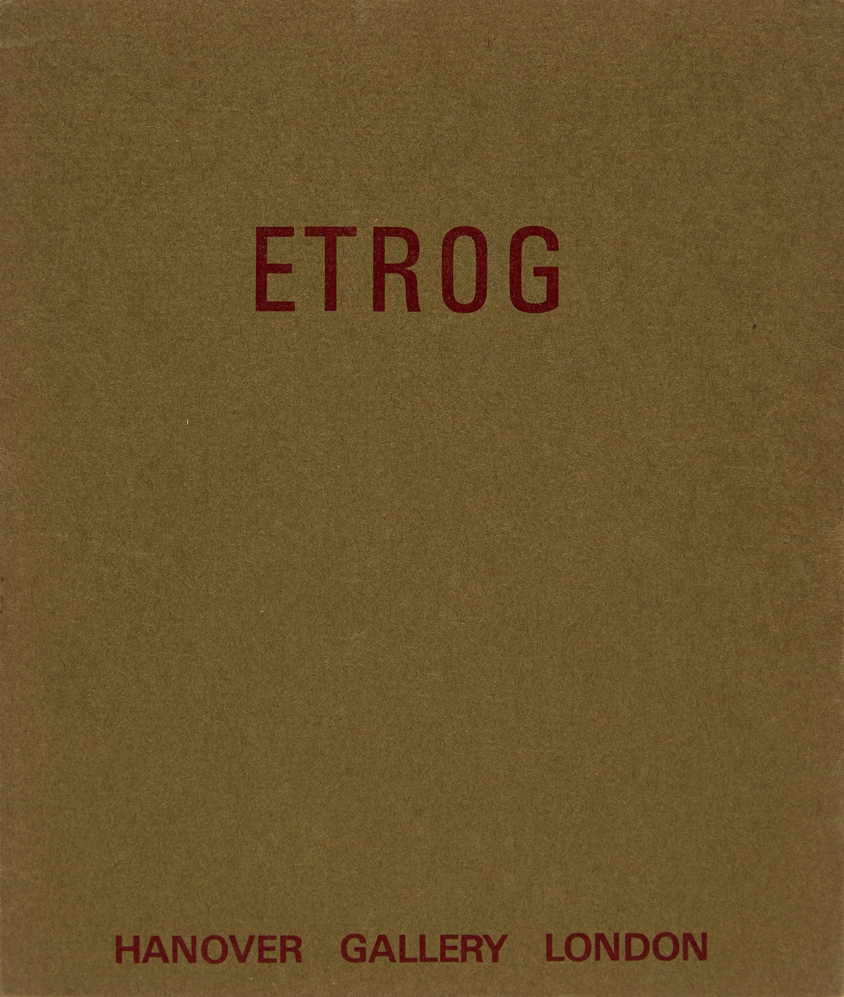 Sorel Etrog, Hanover Gallery 1970 Exhibition Catalogue , catalogue & three colour lithographs