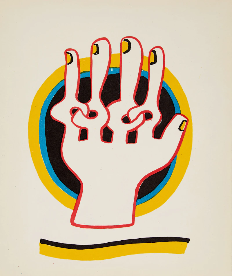 Sorel Etrog, Hanover Gallery 1970 Exhibition Catalogue , catalogue & three colour lithographs - view 2