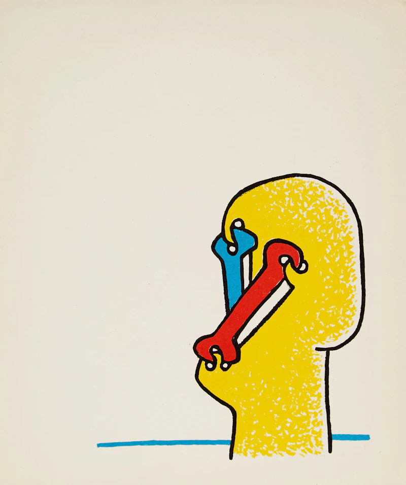 Sorel Etrog, Hanover Gallery 1970 Exhibition Catalogue , catalogue & three colour lithographs - view 4