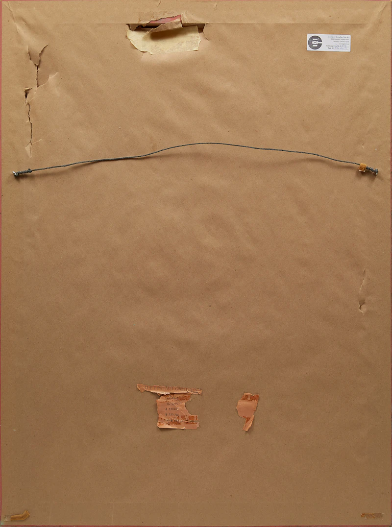 Guttorn Otto, Floral Still Life, watercolour, 1968 - view 3