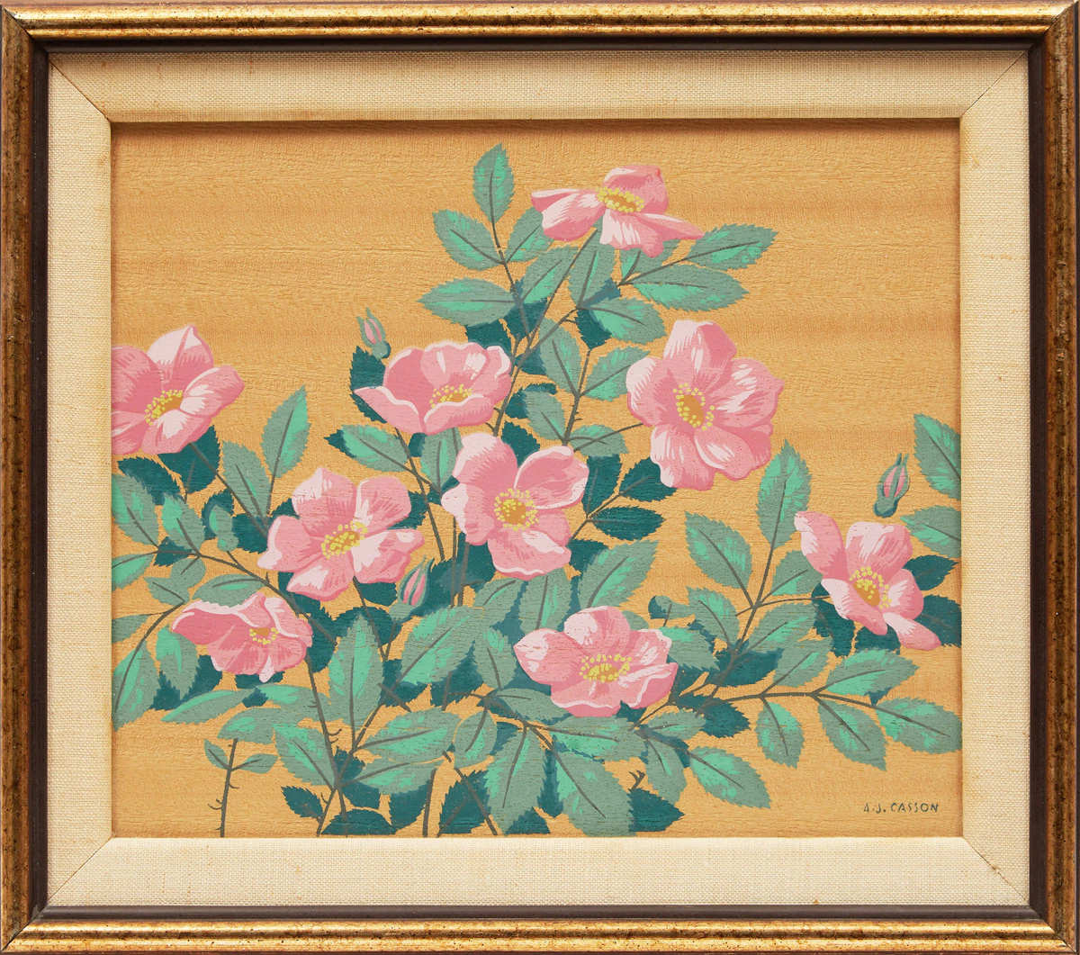 Alfred Joseph Casson, Dogwood, silkscreen on veneer