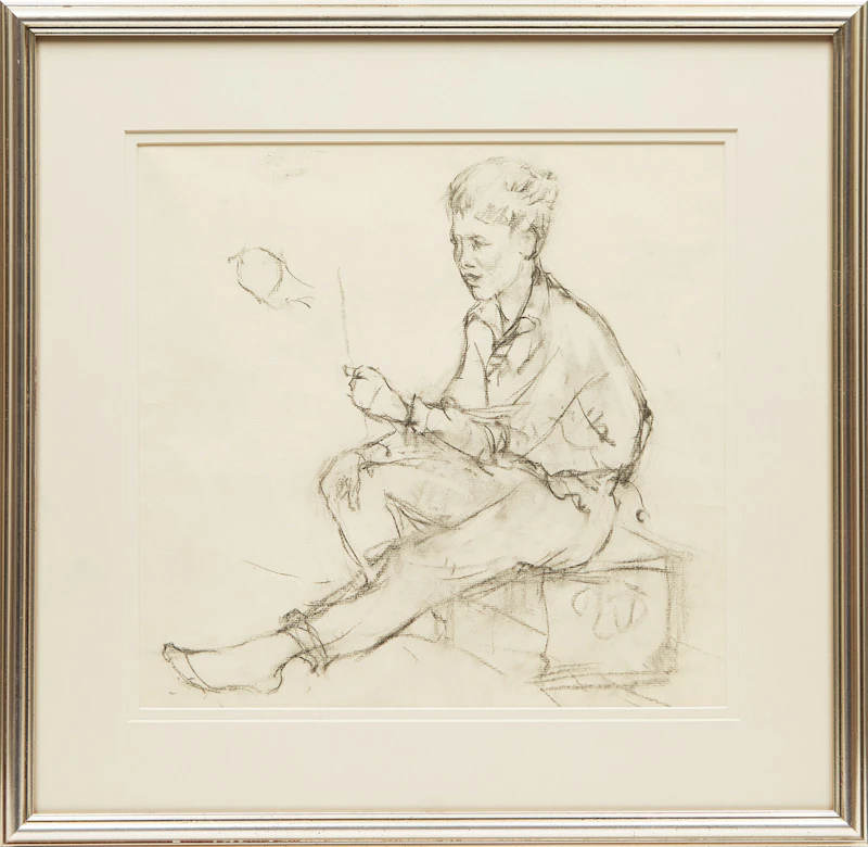 Portrait of Duncan, the Artist’s Son by Manly Edward MacDonald